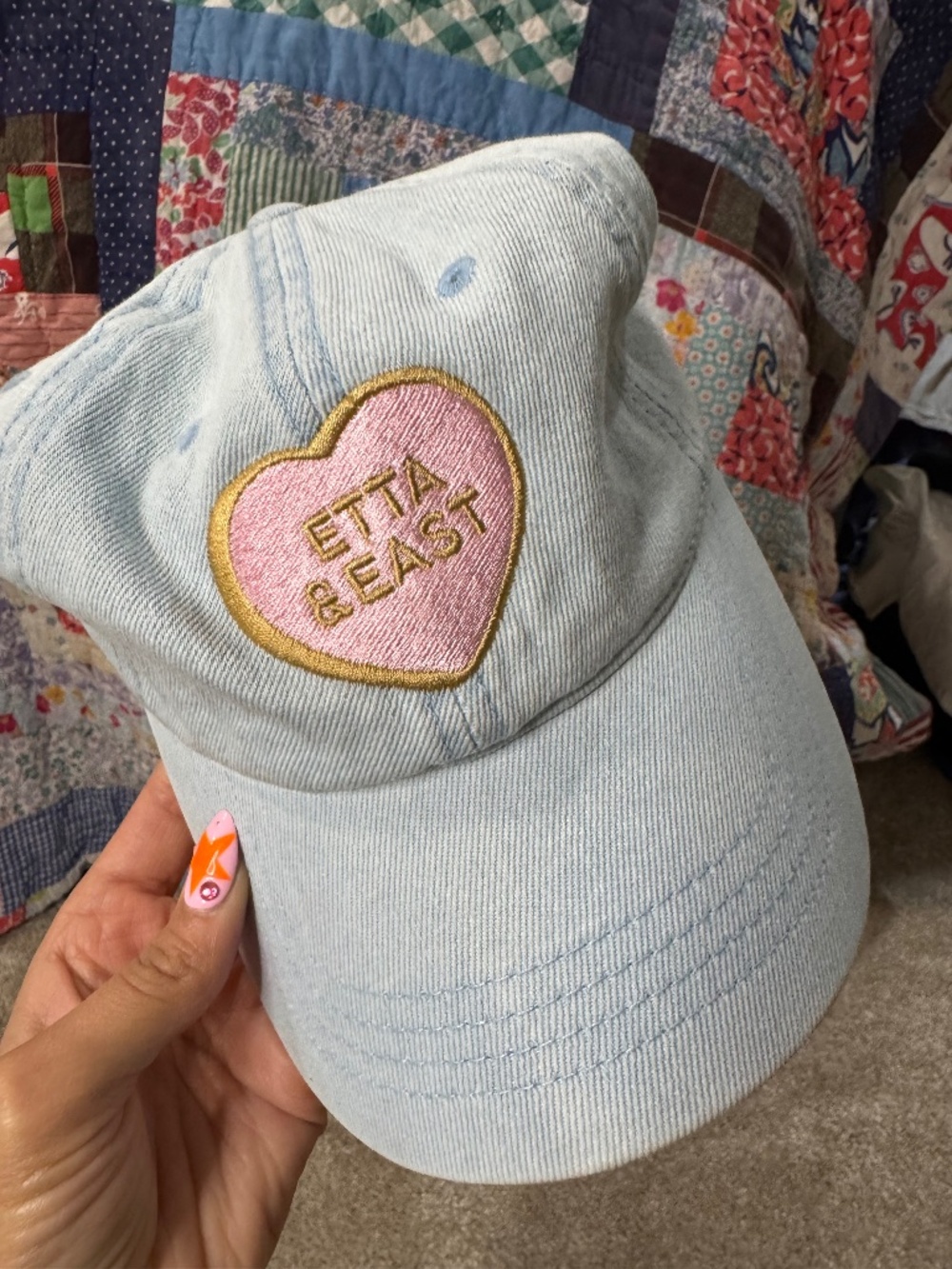 etta and east brand dad cap